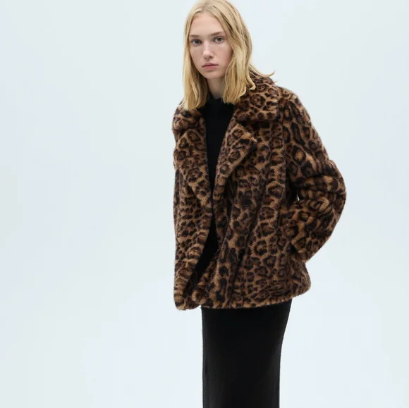 MANGO Exclusive Faux Fur Coat - Picture 6 of 8